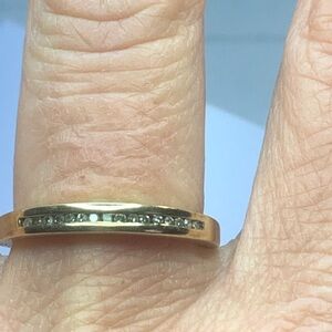 10k Gold Eternity Band with Diamonds 💎. So pretty!